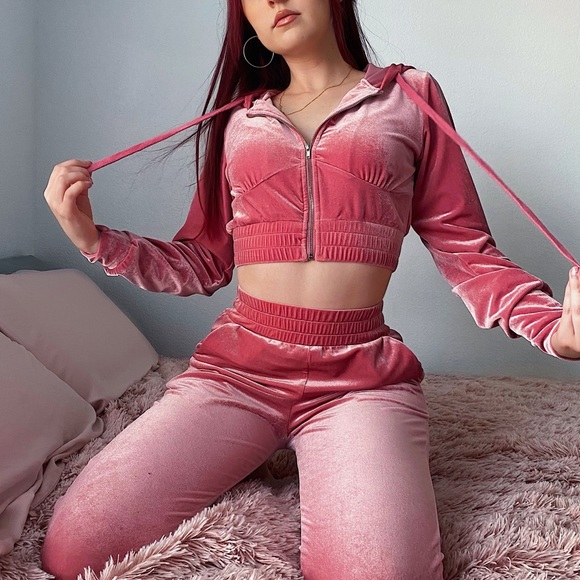 suga bby pink track suit✨ - Picture 1 of 3